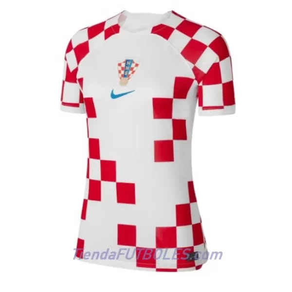 Camiseta Croacia Mujer Primera Mundial 2022