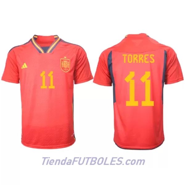 Camiseta España Ferran Torres 11 Hombre Primera Mundial 2022