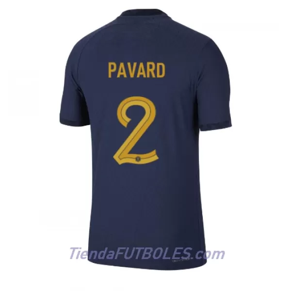 Camiseta Francia Benjamin Pavard 2 Hombre Primera Mundial 2022