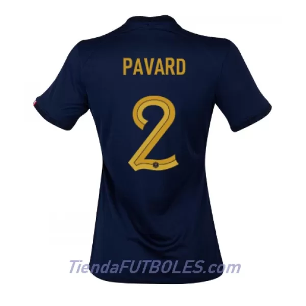 Camiseta Francia Benjamin Pavard 2 Mujer Primera Mundial 2022