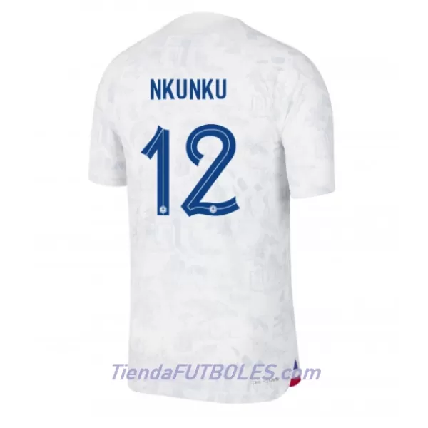 Camiseta Francia Christopher Nkunku 12 Hombre Segunda Mundial 2022