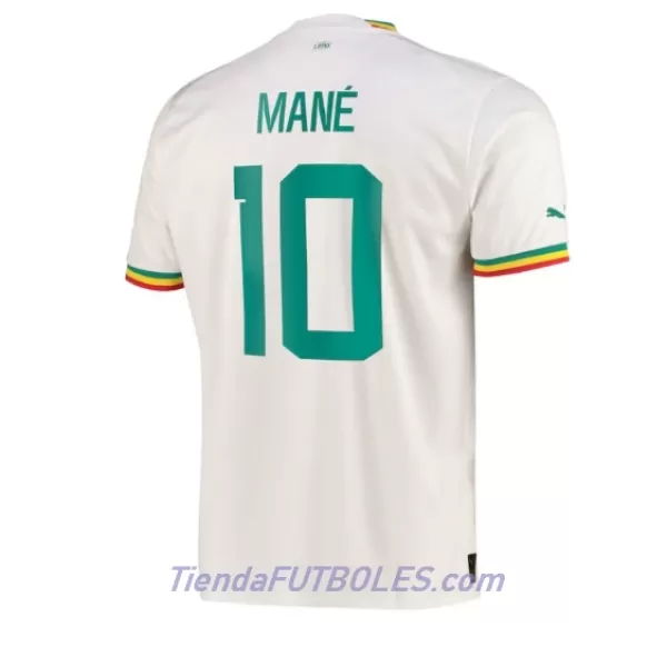 Camiseta Senegal Sadio Mane 10 Hombre Primera Mundial 2022