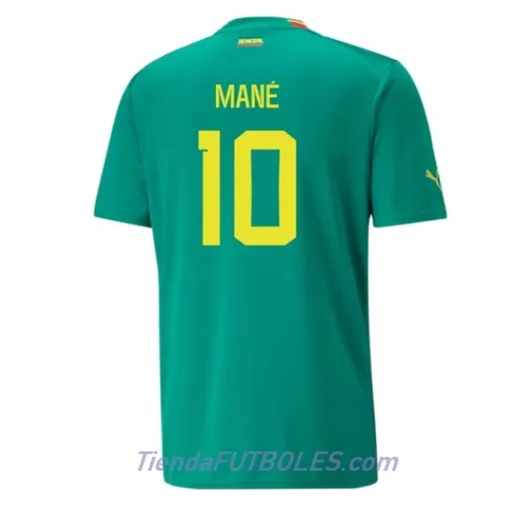 Camiseta Senegal Sadio Mane 10 Hombre Segunda Mundial 2022