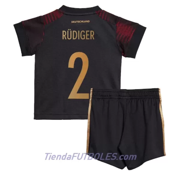 Conjunto Alemania Antonio Rudiger 2 Niño Segunda Mundial 2022