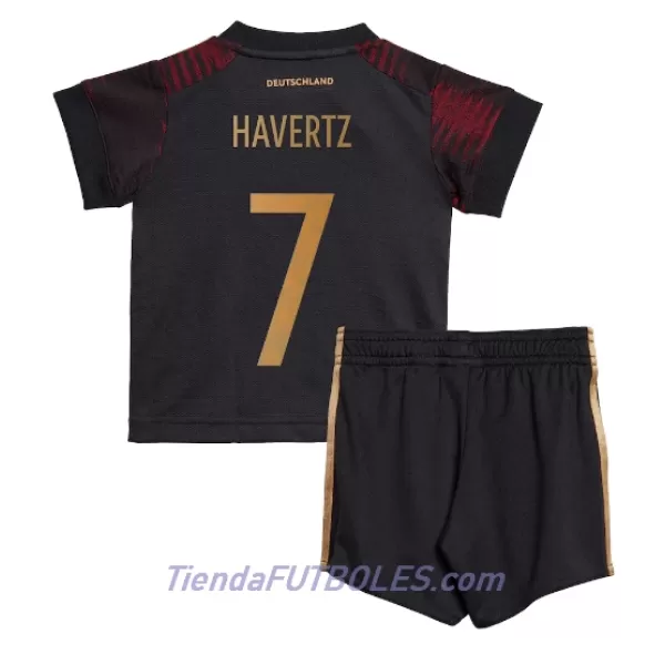 Conjunto Alemania Kai Havertz 7 Niño Segunda Mundial 2022