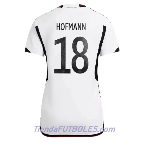 Camiseta Alemania Jonas Hofmann 18 Mujer Primera Mundial 2022