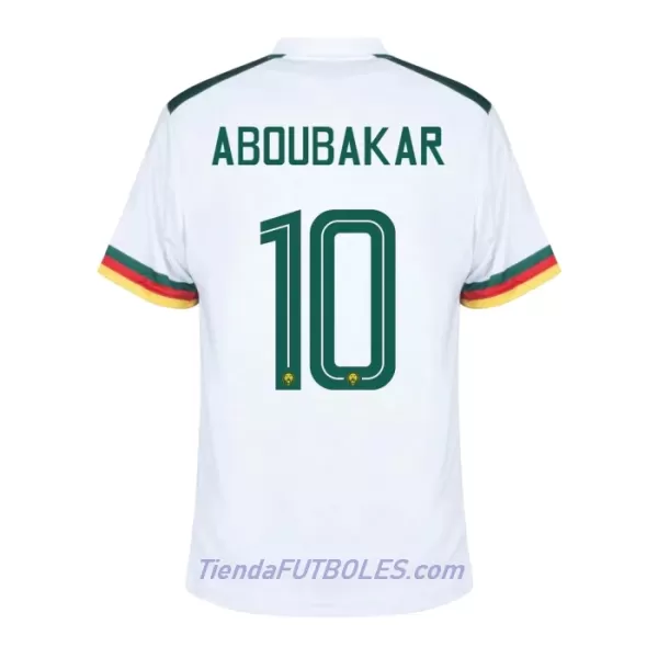 Camiseta Camerún Aboubakar 10 Hombre Segunda Mundial 2022