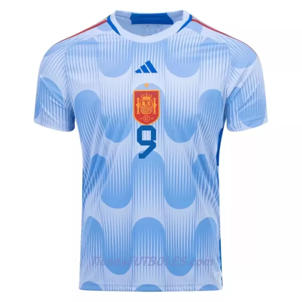 Camiseta España Gavi 9 Hombre Segunda Mundial 2022