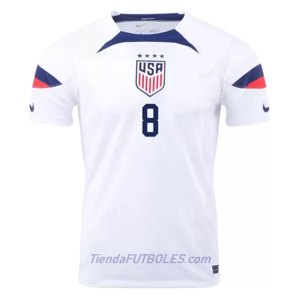 Camiseta Estados Unidos Ertz 8 Hombre Primera Mundial 2022