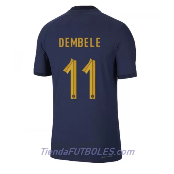 Camiseta Francia Ousmane Dembele 11 Hombre Primera Mundial 2022