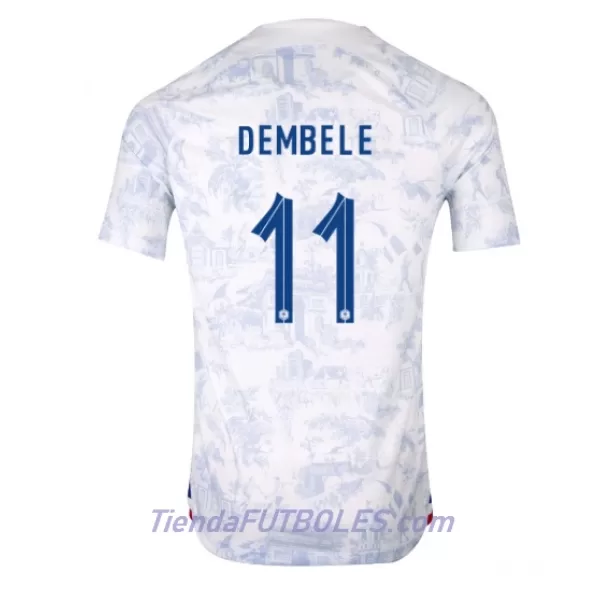 Camiseta Francia Ousmane Dembele 11 Hombre Segunda Mundial 2022