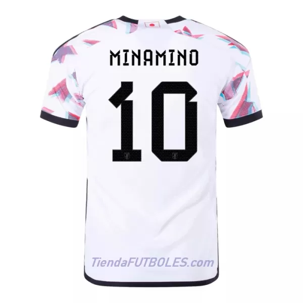 Camiseta Japón Minamino 10 Hombre Segunda Mundial 2022