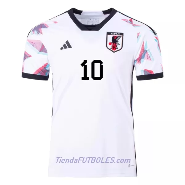 Camiseta Japón Minamino 10 Hombre Segunda Mundial 2022