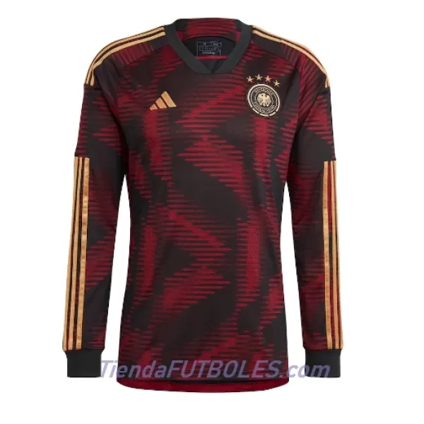 Camiseta Manga Larga Alemania Hombre Segunda Mundial 2022