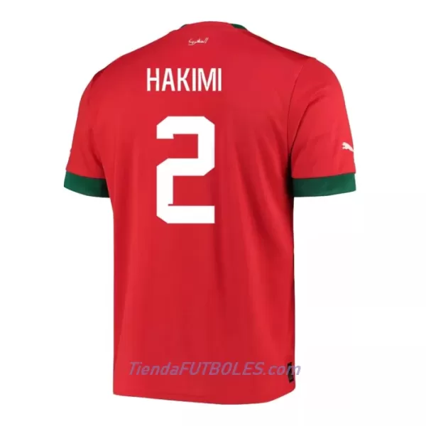 Camiseta Marruecos Hakimi 2 Hombre Primera Mundial 2022