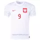 Camiseta Polonia Lewandowski 9 Hombre Primera Mundial 2022