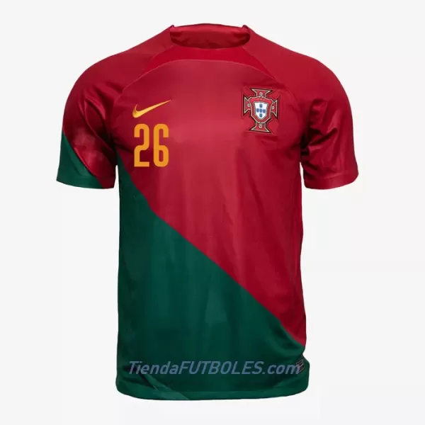 Camiseta Portugal G. Ramos 26 Hombre Primera Mundial 2022