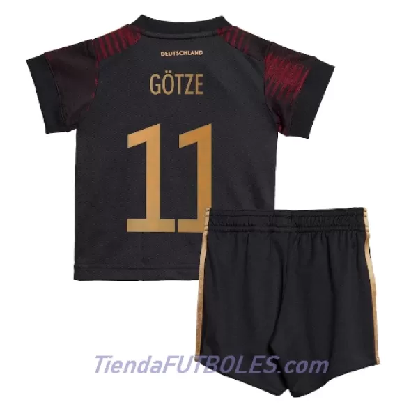 Conjunto Alemania Mario Gotze 11 Niño Segunda Mundial 2022
