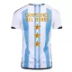 Camiseta Champions Argentina 3 Star Hombre Primera Mundial 2022