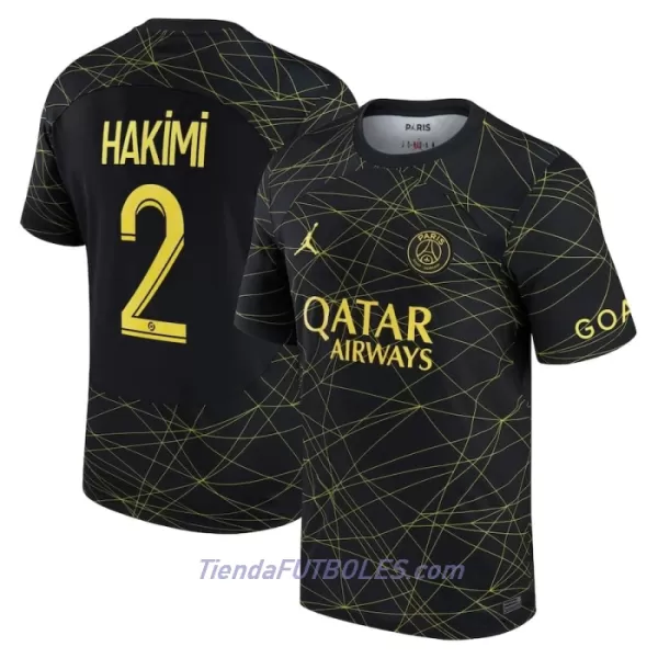 Camiseta Paris Saint-Germain HAKIMI 2 Cuarta Hombre Jordan 2022/23