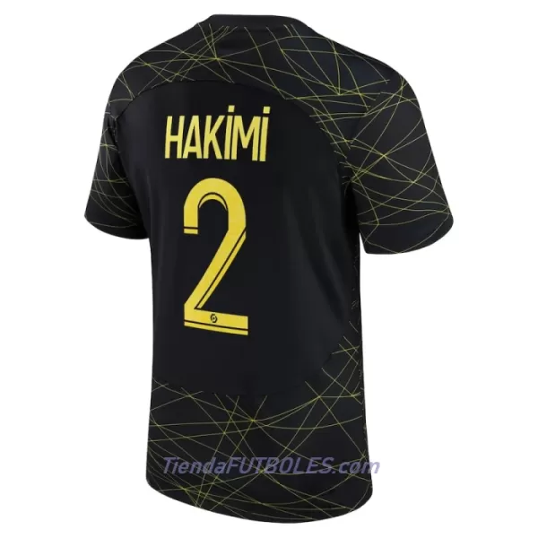 Camiseta Paris Saint-Germain HAKIMI 2 Cuarta Hombre Jordan 2022/23