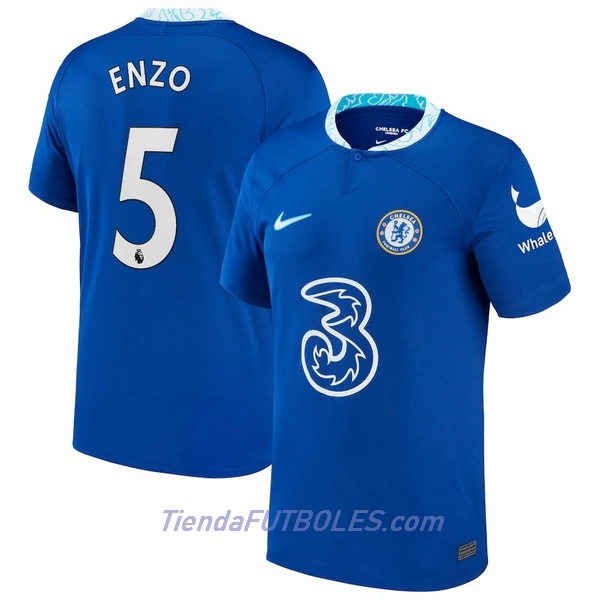 Camiseta Chelsea Enzo 5 Hombre Primera 2022/23