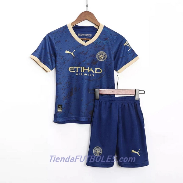 Conjunto Manchester City Cuarta Niño 2022/23