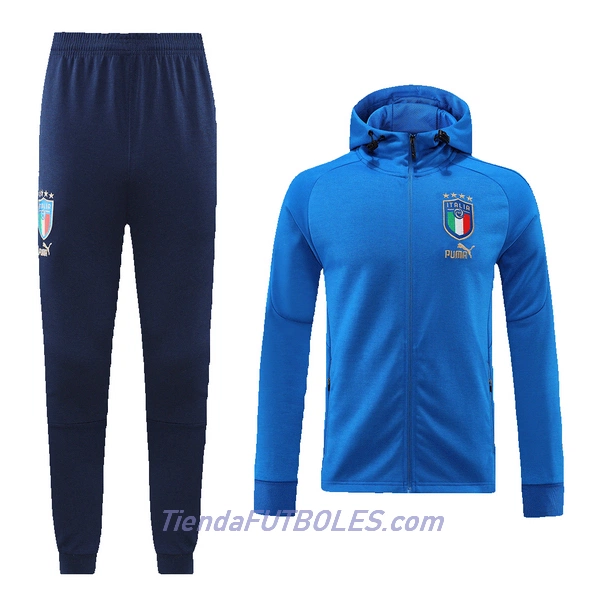 Italia Chaqueta De Entrenamiento Con Capucha Hombre 2022/23 Azul