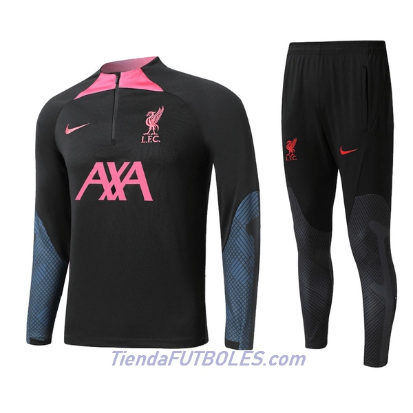 Liverpool Sudadera De Entrenamiento Hombre Cremallera Cuarto 2022/23 Negra