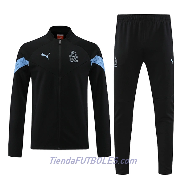 Olympique de Marseille Conjunto De Chaqueta De Entrenamiento Hombre 2022/23 Negra