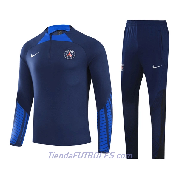 Paris Saint-Germain Sudadera De Entrenamiento Niño Cremallera Cuarto 2022/23 Navy