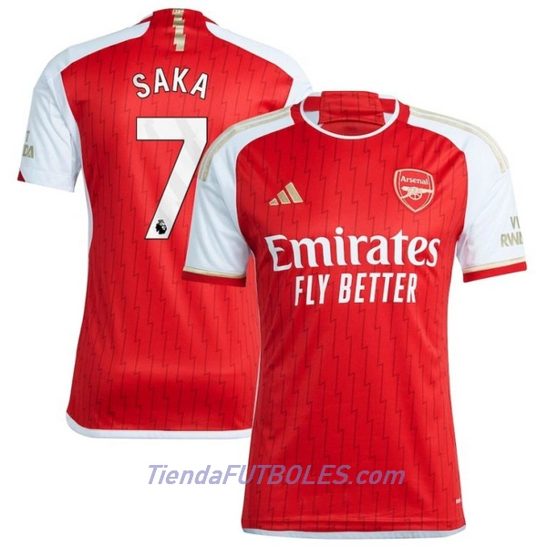 Camiseta Arsenal Saka 7 Hombre Primera 23/24
