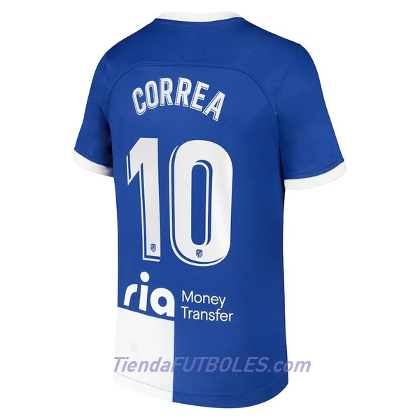 Camiseta Atlético Madrid Correa 10 Hombre Segunda 23/24