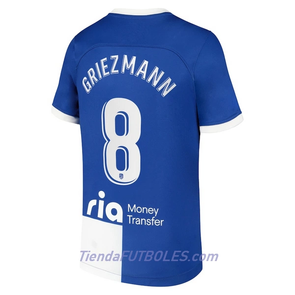 Camiseta Atlético Madrid Griezmann 8 Hombre Segunda 23/24