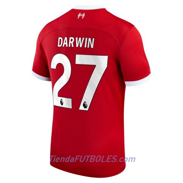 Camiseta Liverpool Darwin 27 Hombre Primera 23/24