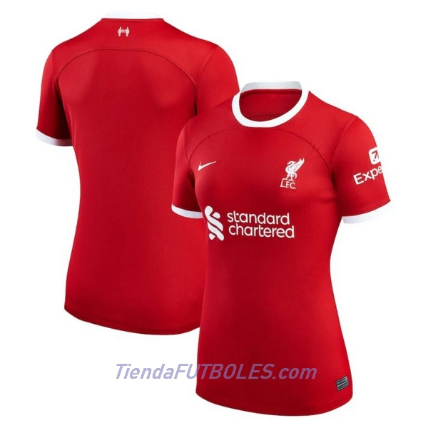 Camiseta Liverpool Mujer Primera 23/24