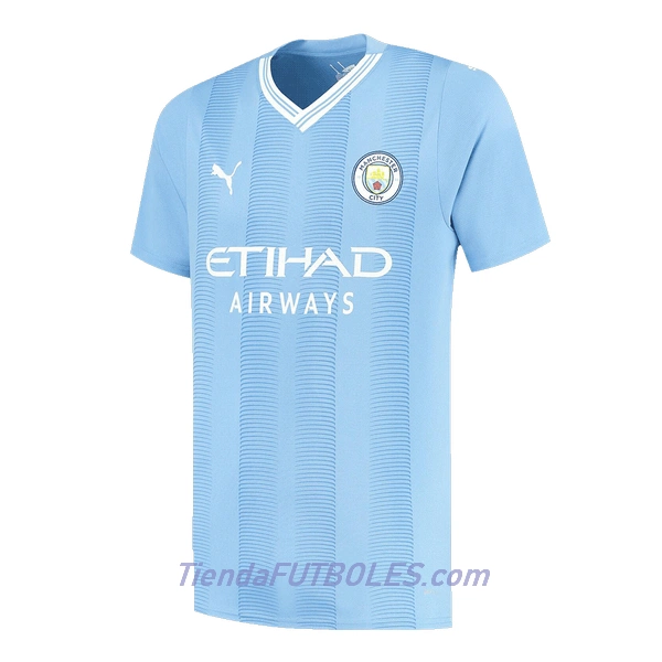 Camiseta Manchester City Champions 23 Hombre Primera 23/24