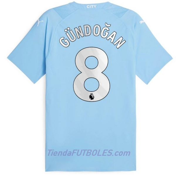 Camiseta Manchester City Gundogan 8 Hombre Primera 23/24
