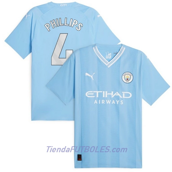 Camiseta Manchester City Phillips 4 Hombre Primera 23/24