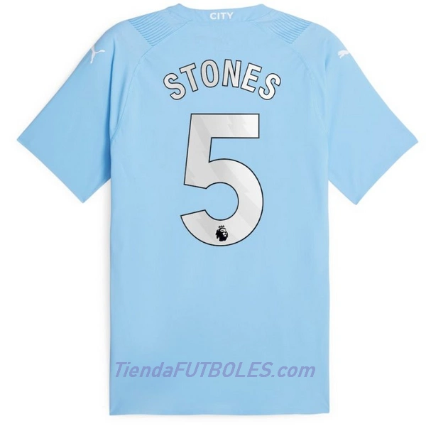 Camiseta Manchester City Stones 5 Hombre Primera 23/24