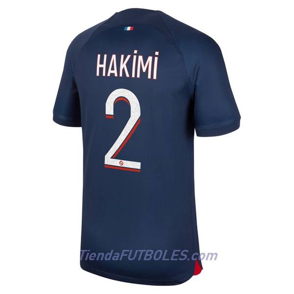Camiseta Paris Saint-Germain Hakimi 2 Hombre Primera 23/24