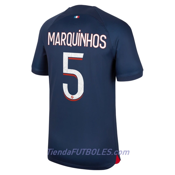 Camiseta Paris Saint-Germain Marquinhos 5 Hombre Primera 23/24