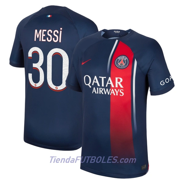 Camiseta Paris Saint-Germain Messi 30 Hombre Primera 23/24