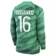 Camiseta Portero Paris Saint-Germain Sergio Rico 16 Hombre Primera 23/24 Manga Larga