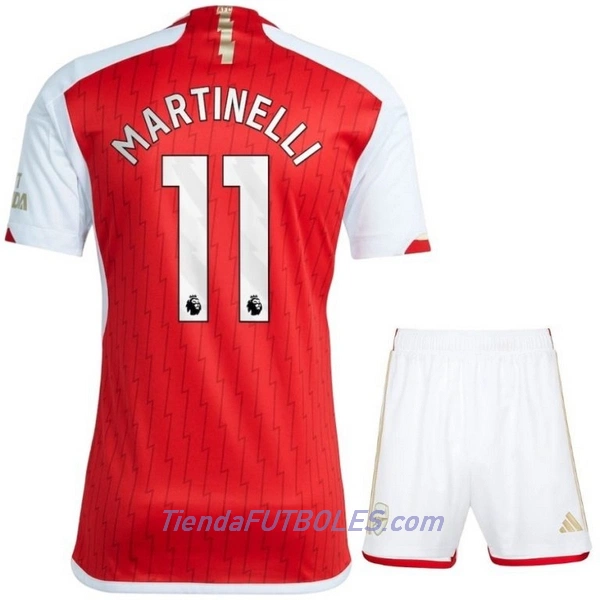 Conjunto Arsenal Martinelli 11 Niño Primera 23/24