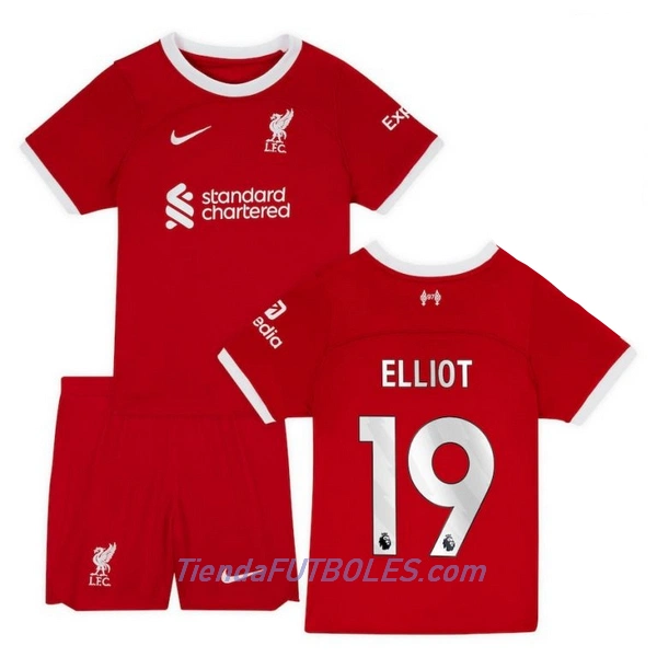 Conjunto Liverpool Elliot 19 Niño Primera 23/24