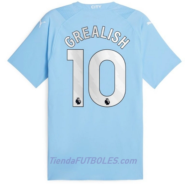 Conjunto Manchester City Grealish 10 Niño Primera 23/24