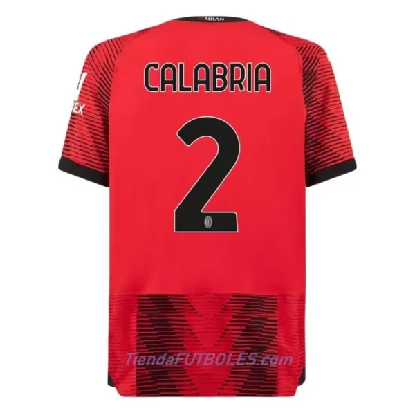 Camiseta AC Milan Calabria 2 Hombre Primera 23/24