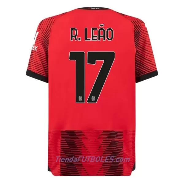 Camiseta AC Milan R. Leao 17 Hombre Primera 23/24