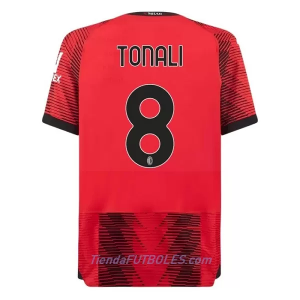 Camiseta AC Milan Tonali 8 Hombre Primera 23/24